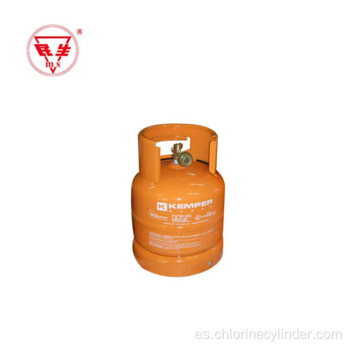 Venta al por mayor fácil de instalar el cilindro de gas de relleno de gas de 2 kg
